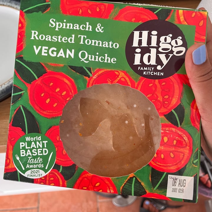 review photo of Higgidy Spinach & Tomato Quiche shared by @devineoleary on 31 Jul 2022 - review