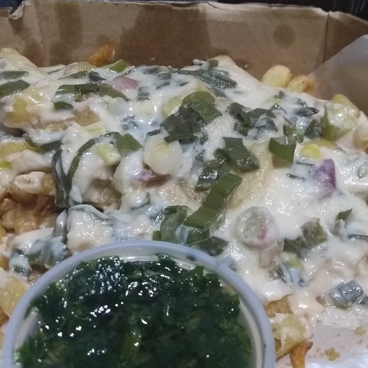 photo of Pizza Who? Empanadas and Pizzas Premium Papas fritas con Queso de Soja Y Verdeo shared by @digiorello on  21 Jul 2021 - review