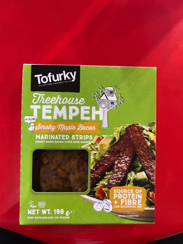 photo of Tofurky Treehouse Tempeh Smoky Maple Bacon Marinated Strips shared by @kentros4urus on  01 Mar 2020 - review