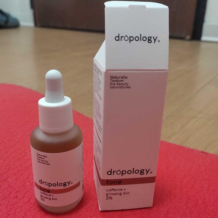 photo of dropology Dropology siero viso con caffeina e ginseng shared by @123chiara on  14 Aug 2022 - review