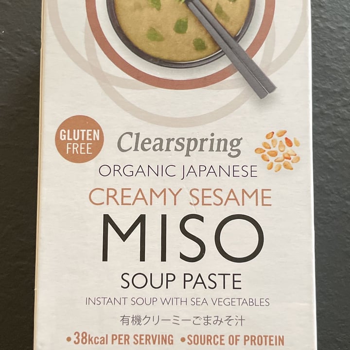 photo of Clearspring Sesame miso paste shared by @eleonoraerbetta on  23 Mar 2022 - review