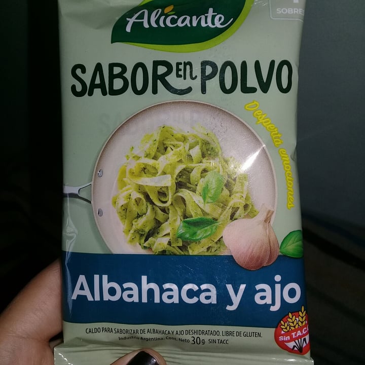 photo of Alicante Sabor En Polvo Albahaca Y Ajo shared by @nanni696 on  18 Aug 2021 - review