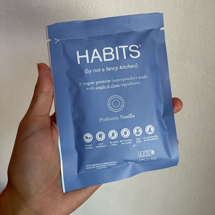 review photo of Habits by Not a Fancy Kitchen Vegan Protein Vanilla shared by @anagnk on 07 Sep 2022 - review