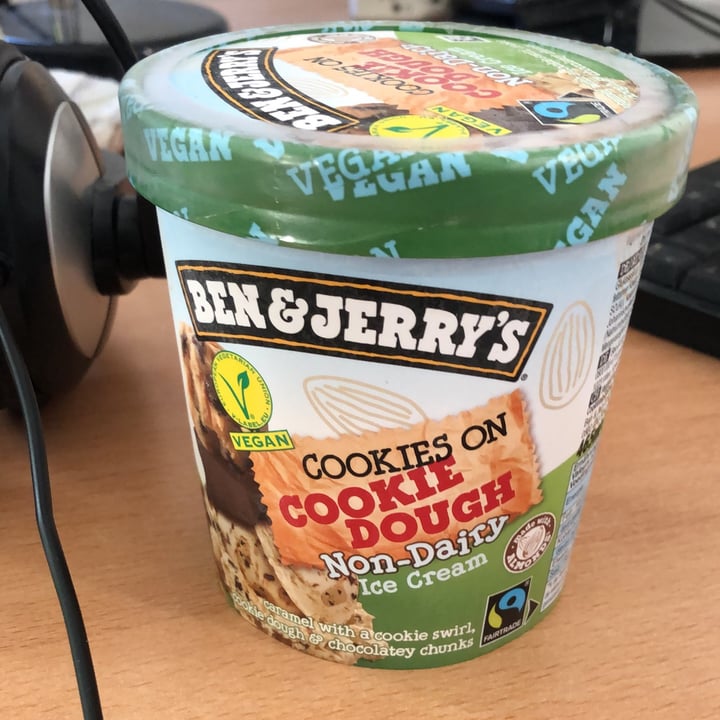photo of Ben & Jerry's Chocolate Chip Cookie Dough Non-Dairy Frozen Dessert shared by @lg56 on  18 Aug 2020 - review