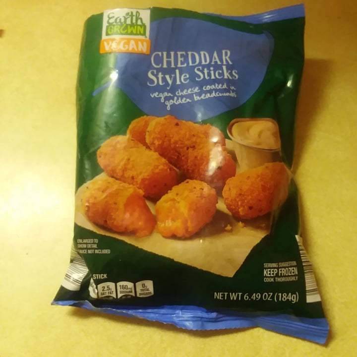 photo of Earth Grown Cheddar cheese sticks shared by @littlepea on  01 Mar 2021 - review