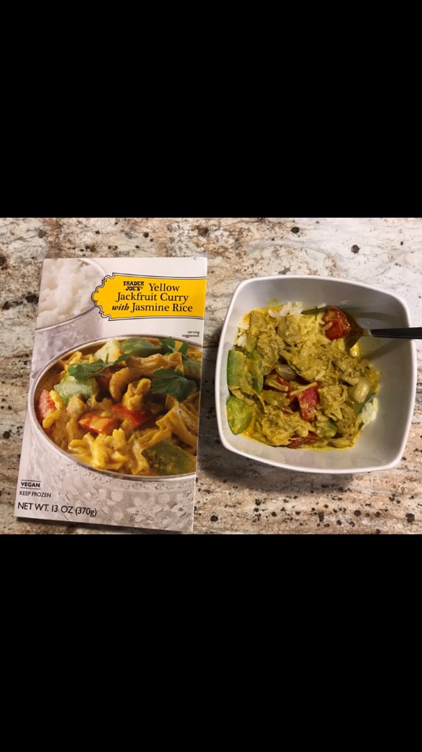 photo of Trader Joe's Yellow Jackfruit Curry with Jasmine Rice shared by @dianna on  01 Nov 2018 - review