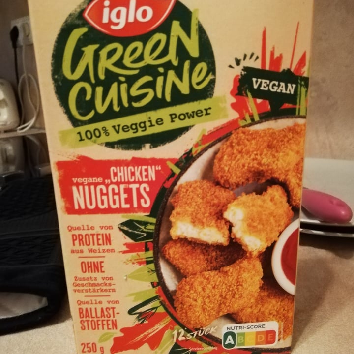 photo of iglo Green Cuisine Vegane "Chicken" Nuggets shared by @renatad on  08 Sep 2022 - review