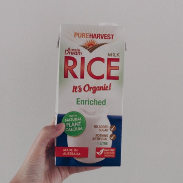 review photo of Pureharvest Rice Milk Enriched shared by @qwtho on 15 Feb 2021 - review