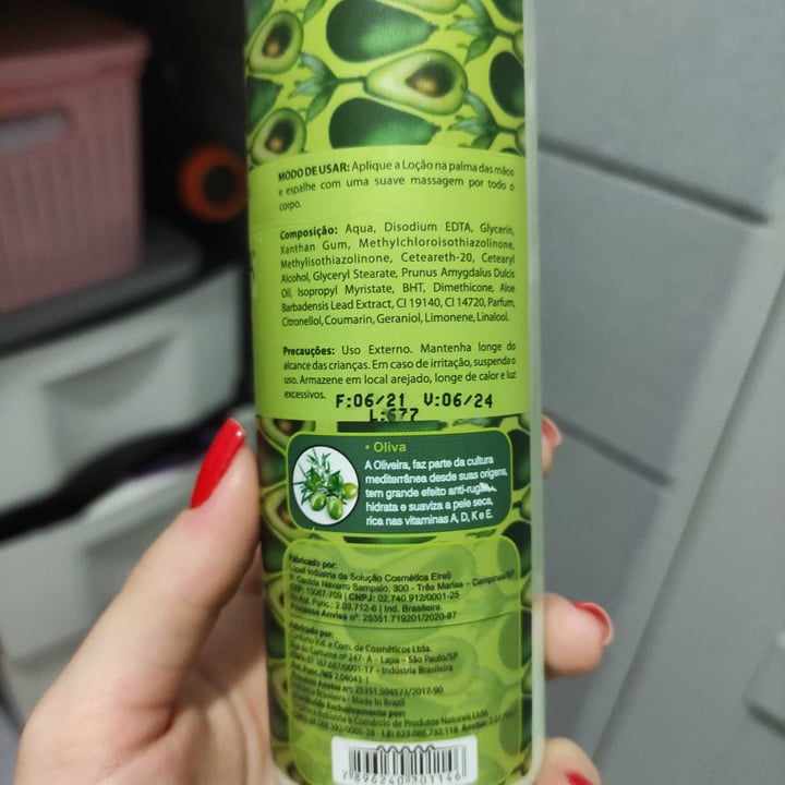 photo of Grupo Organica Loção Hidratante Corporal shared by @raquelpersonal on  24 Jul 2022 - review