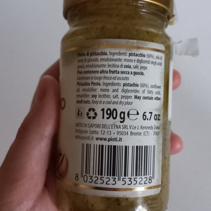 photo of Verdetna Pesto di pistacchio shared by @ariab on  25 Jun 2022 - review
