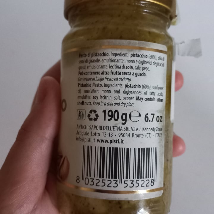 review photo of Verdetna Pesto di pistacchio shared by @ariab on 25 Jun 2022 - review