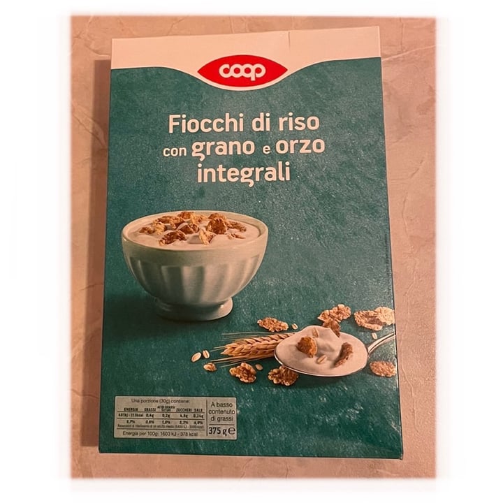 photo of Coop Fiocchi di riso con grano e orzo integrali shared by @orice on  23 Dec 2021 - review