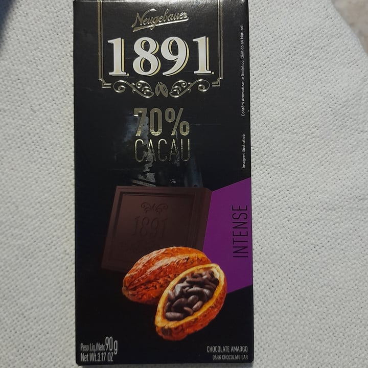 review photo of Neugebauer 1891 70% Cacau Intense shared by @joelmapaulin on 28 May 2022 - review