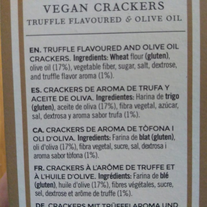review photo of Paul and Pippa Crackers de aroma de trufa y aceite de oliva shared by @xenawarrior on 13 Jan 2022 - review