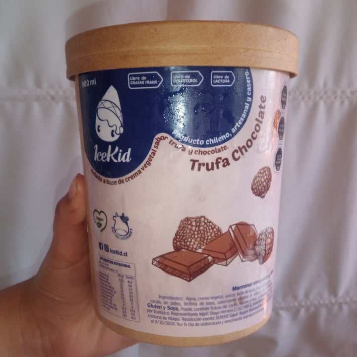review photo of Icekid Helado De Trufa Chocolate shared by @amayamartinez on 24 Oct 2020 - review