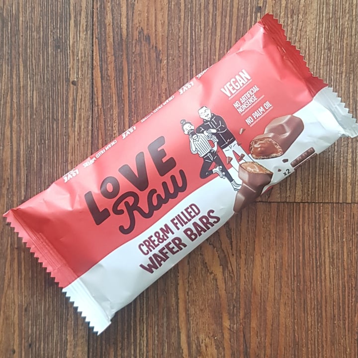 photo of LoveRaw Cre&m Filled Wafer Bars shared by @vanpanda on  13 Sep 2021 - review