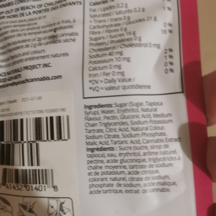 review photo of Spinach Blue Raspberry Watermelon Sourz shared by @broccolicat on 04 Aug 2021 - review
