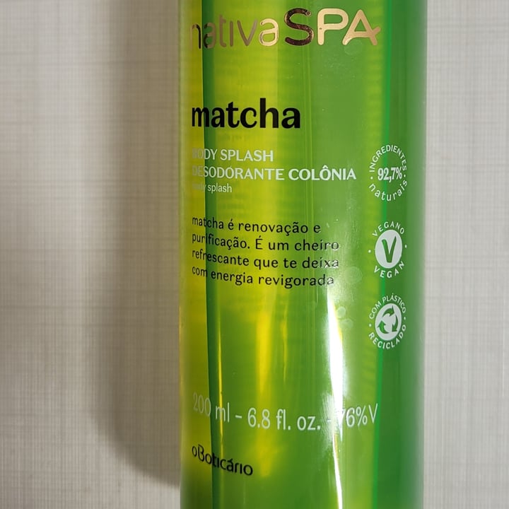 photo of O Boticário Matcha bodysplash shared by @mimitk on  09 May 2022 - review