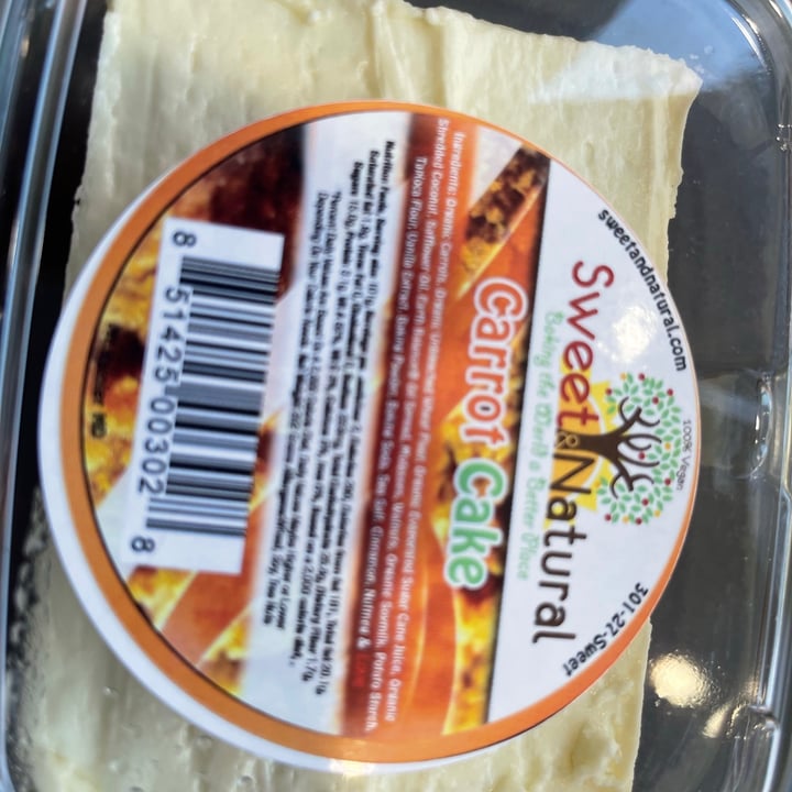 photo of THE LAND of KUSH Sweet And Natural Carrot Cake shared by @vjoshi on  18 Jun 2021 - review