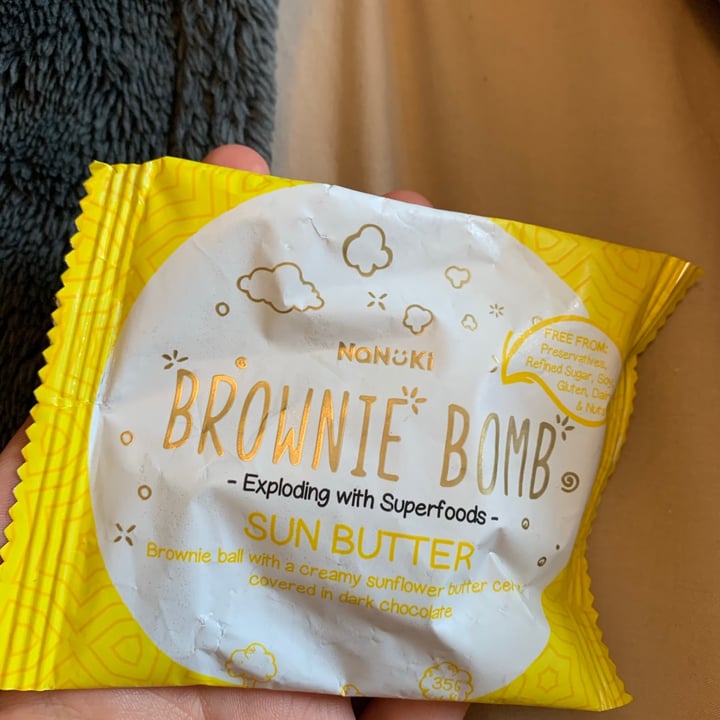 photo of Nanuki Brownie Bomb Sun Butter shared by @bookelly8 on  10 Dec 2020 - review