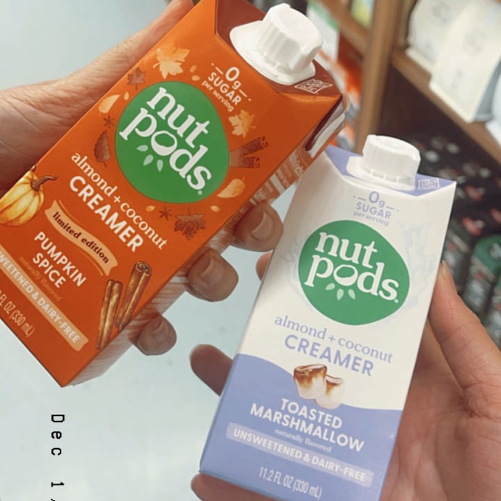 photo of nutpods Coffee creamer shared by @amazonianskinfood on  03 Dec 2021 - review
