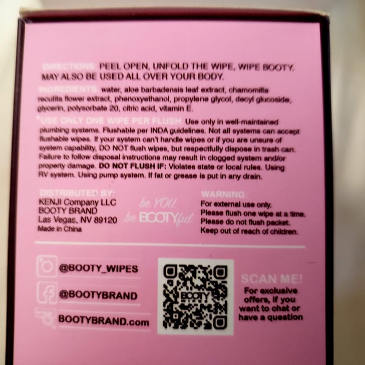 photo of booty wipes booty wipes shared by @calamitytam68 on  19 May 2022 - review