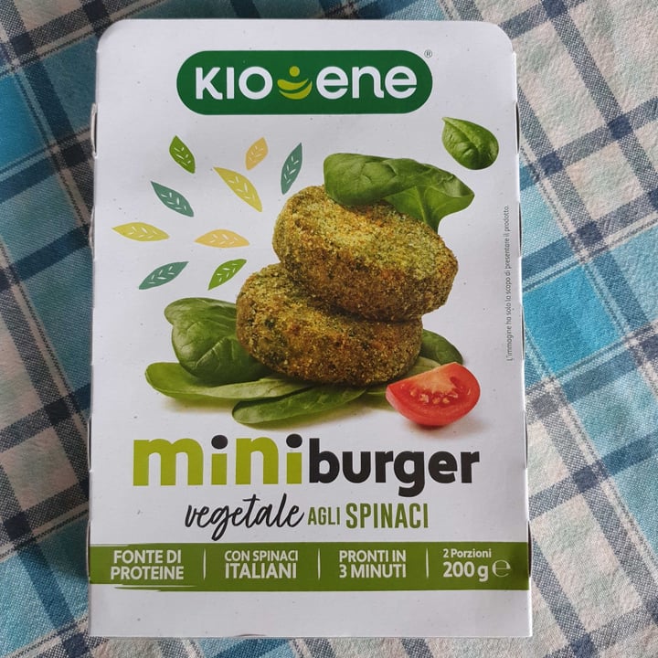 photo of Kioene Mini Burger Vegetale Agli Spinaci shared by @celisa on  03 Jul 2021 - review