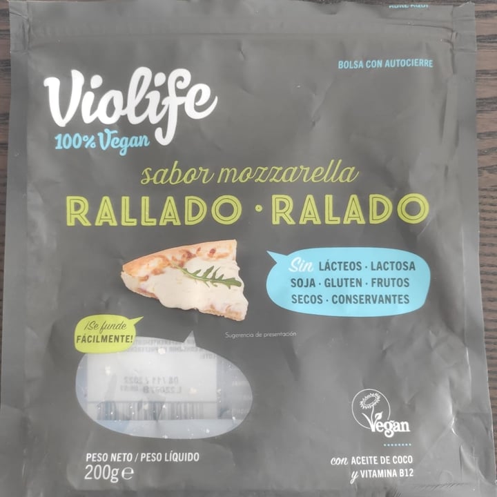 review photo of Violife Queso Rallado sabor a Mozzarella shared by @adelialoureiro on 06 Jun 2022 - review