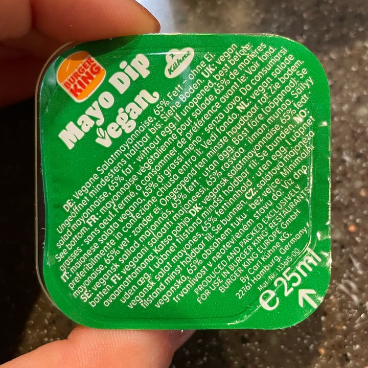 review photo of Burger King vegan mayo shared by @marialaucas on 20 Feb 2022 - review