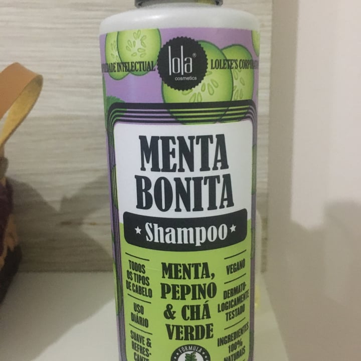 review photo of Lola Cosmetics shampoo Menta Bonita shared by @mariaclaudiasb on 29 Apr 2022 - review