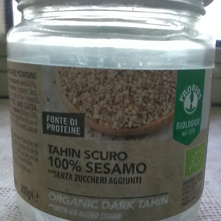 photo of Probios Organic dark tahin shared by @adefraintigullio on  12 May 2022 - review