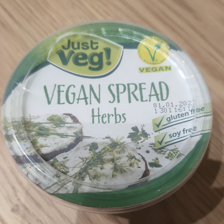 photo of Just Veg! (ALDI Italy) Vegan spread Herbs shared by @agnetrem on  27 Nov 2022 - review