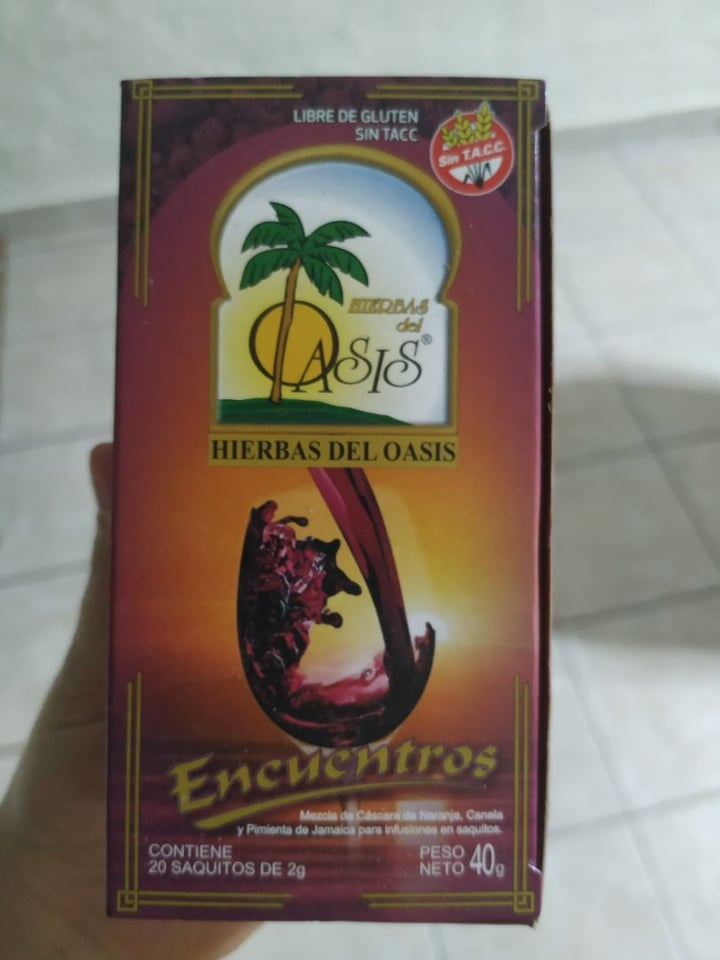 photo of Hierbas del oasis Té Encuentros shared by @bastegiano on  24 Dec 2019 - review
