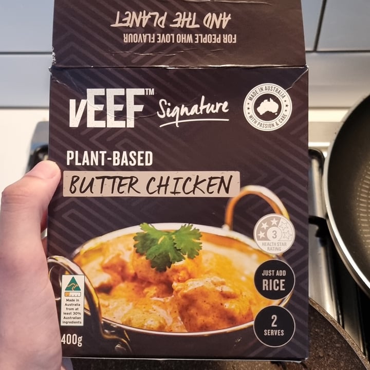 photo of Veef Plant Based Butter Chicken shared by @tomruff on  24 Sep 2021 - review