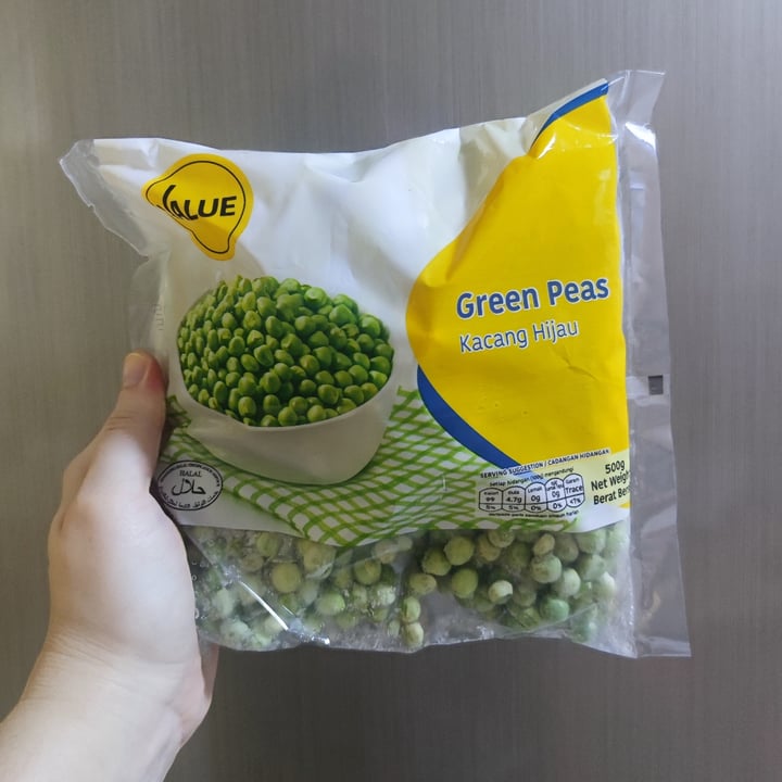 photo of Value Green Peas - Frozen shared by @rafaelasomer on  21 Jun 2022 - review