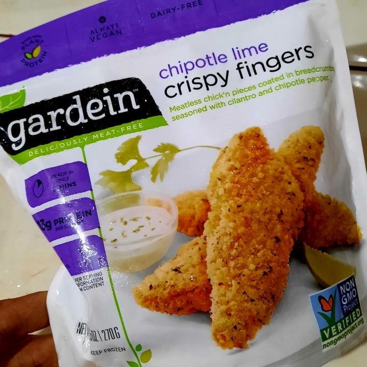 photo of Gardein Chipotle Lime Crispy Finger shared by @dresveg on  11 May 2021 - review