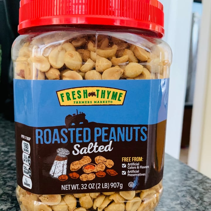 Fresh Thyme Market Roasted Peanuts Review | abillion