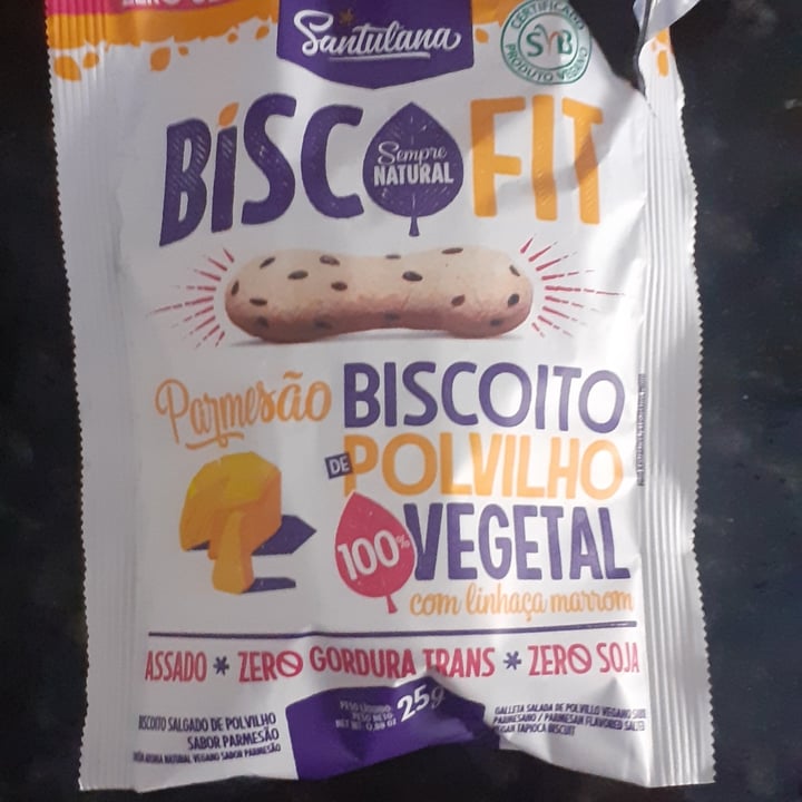 review photo of Santulana Biscofit Biscoito De Polvilho Vegano - Sabor Parmesão shared by @lenacui on 02 Feb 2022 - review
