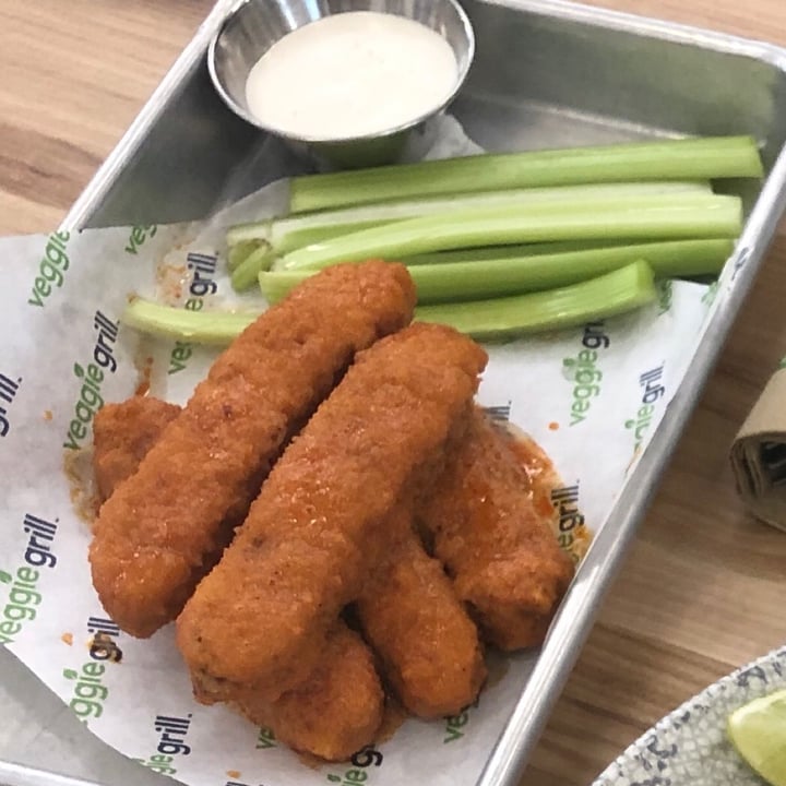 photo of Veggie Grill Buffalo Wings shared by @nchioma on  03 May 2020 - review