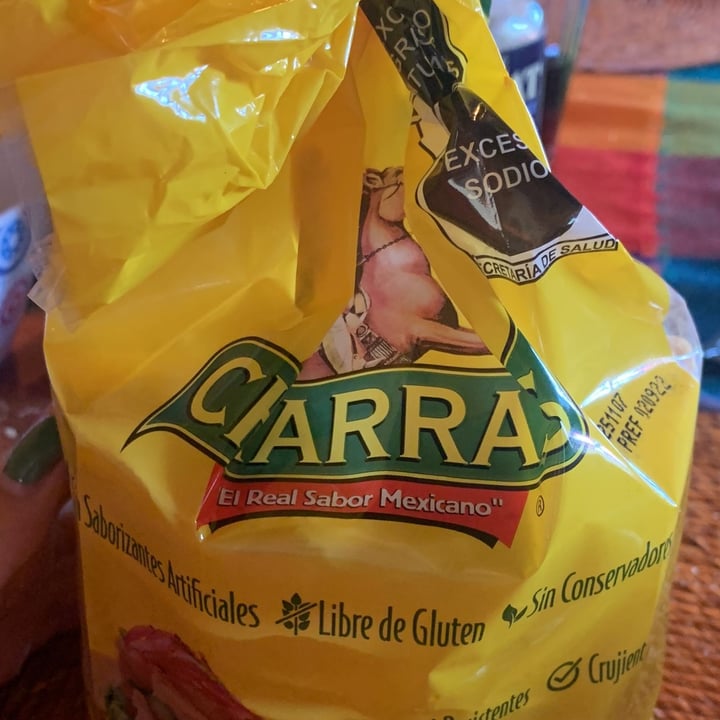 photo of Charras Tostadas de maíz original shared by @jimenarochas on  30 Jun 2022 - review
