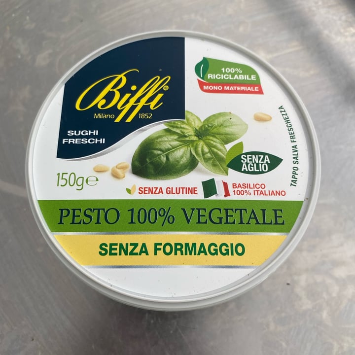 review photo of Biffi Pesto 100% Vegetale Senza Formaggio shared by @alicesabalino on 19 Jun 2022 - review