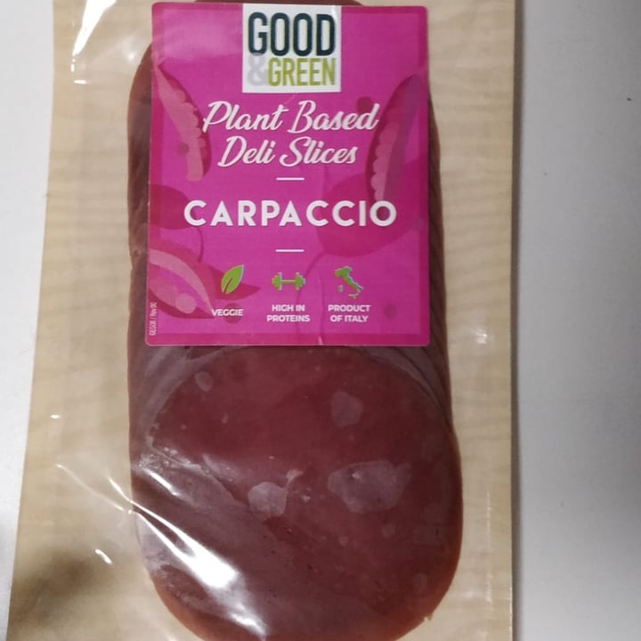 photo of Good & Green Plant Based Deli Slices Carpaccio shared by @barbararp on  04 Jan 2022 - review