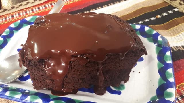 Foto do prato “Tarta de chocolate”