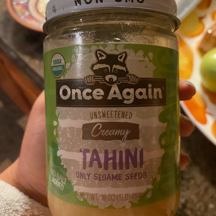 photo of Once Again Unsweetened Creamy Tahini shared by @aasthaprak on  08 Mar 2021 - review
