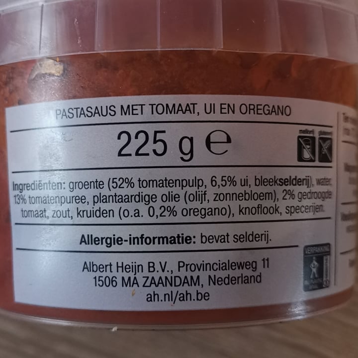 review photo of Albert Heijn AH Pastasaus napolitana shared by @yana1996 on 04 Dec 2021 - review