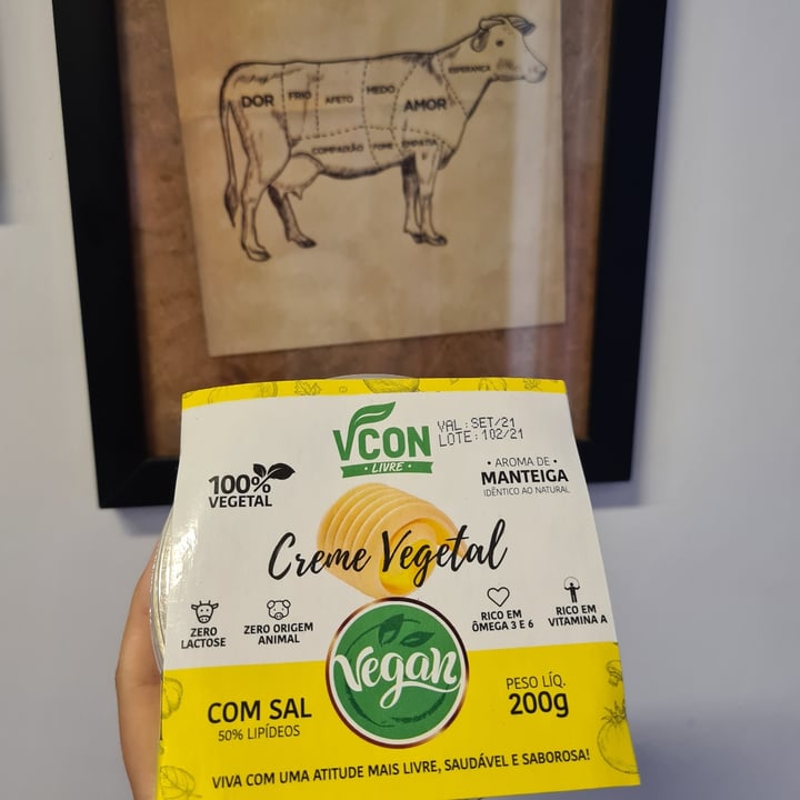 photo of VCON Vcon Creme Vegetal shared by @vivianmaximo on  06 Jul 2021 - review