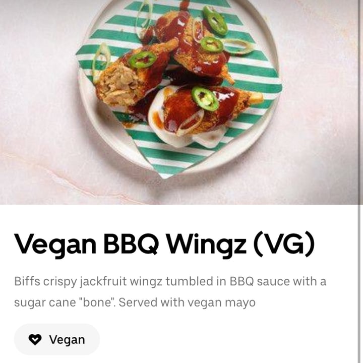 photo of Frankie & Benny's Vegan BBQ Wingz shared by @doped on  18 Mar 2022 - review