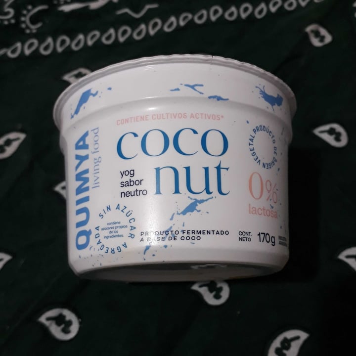 photo of Quimya Yogurt de coco shared by @bautistavegano on  18 Mar 2022 - review