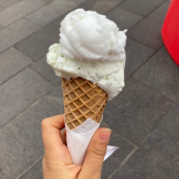 review photo of Nonno Piero Gelateria Fresca Estate E Lime e Basilico shared by @miripap on 16 Jul 2022 - review