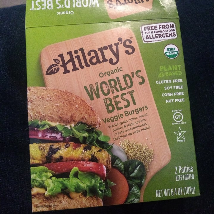photo of Hilary's Organic World’s Best Veggie Burger shared by @quadantics on  26 Mar 2021 - review